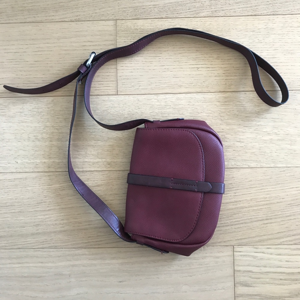 Burgundy Crossbody Bag